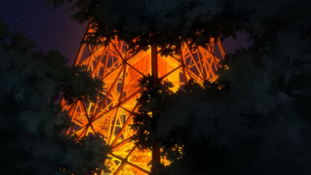 Dialogue under the tower in episode 4